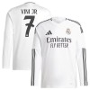 Maglia da Calcio a Maniche Lunghe Real Madrid Vini JR 7 Casa 2024-25 per Uomo